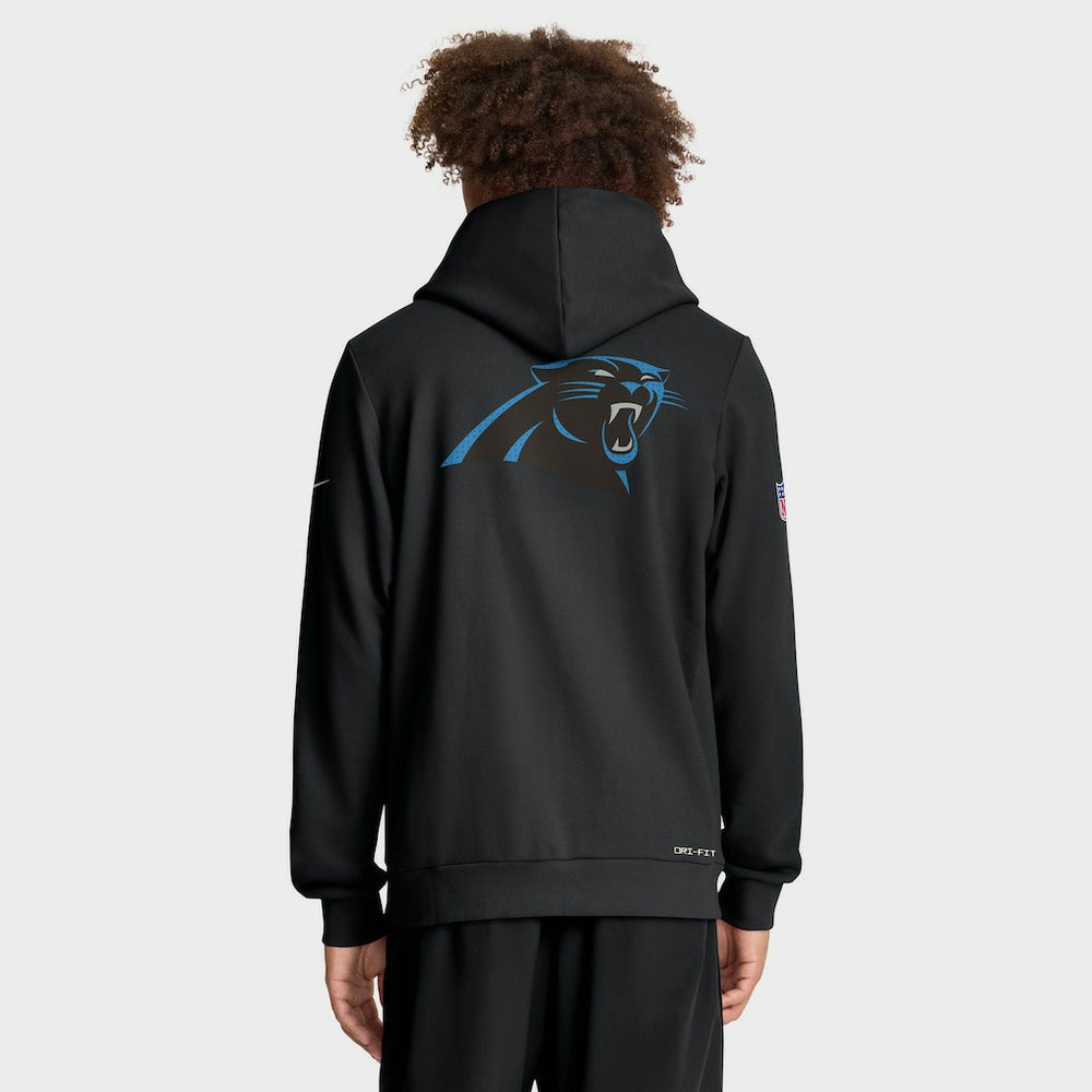 Carolina Panthers Sideline Standard Issue Utility Player Dri-FIT Full-Zip Hoodie | NFL New