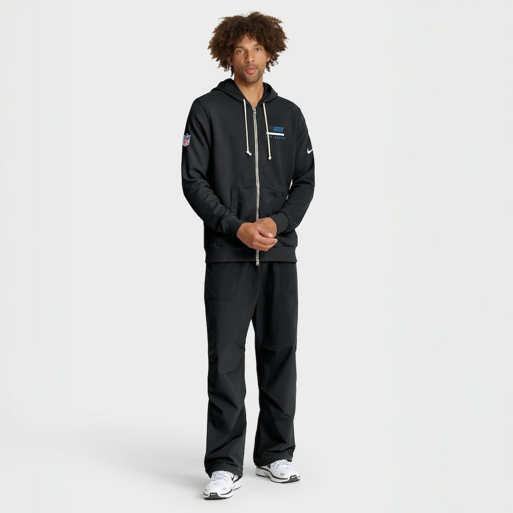 Carolina Panthers Sideline Standard Issue Utility Player Dri-FIT Full-Zip Hoodie | NFL New