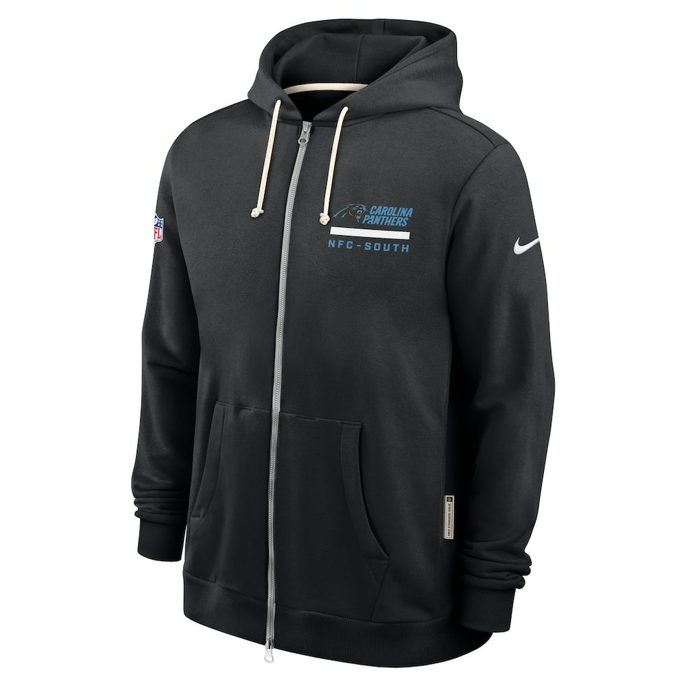 Carolina Panthers Sideline Standard Issue Utility Player Dri-FIT Full-Zip Hoodie | NFL New