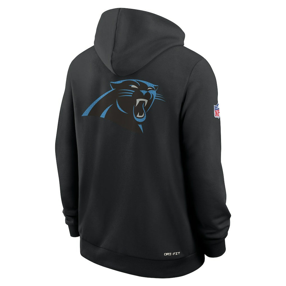 Carolina Panthers Sideline Standard Issue Utility Player Dri-FIT Full-Zip Hoodie | NFL New