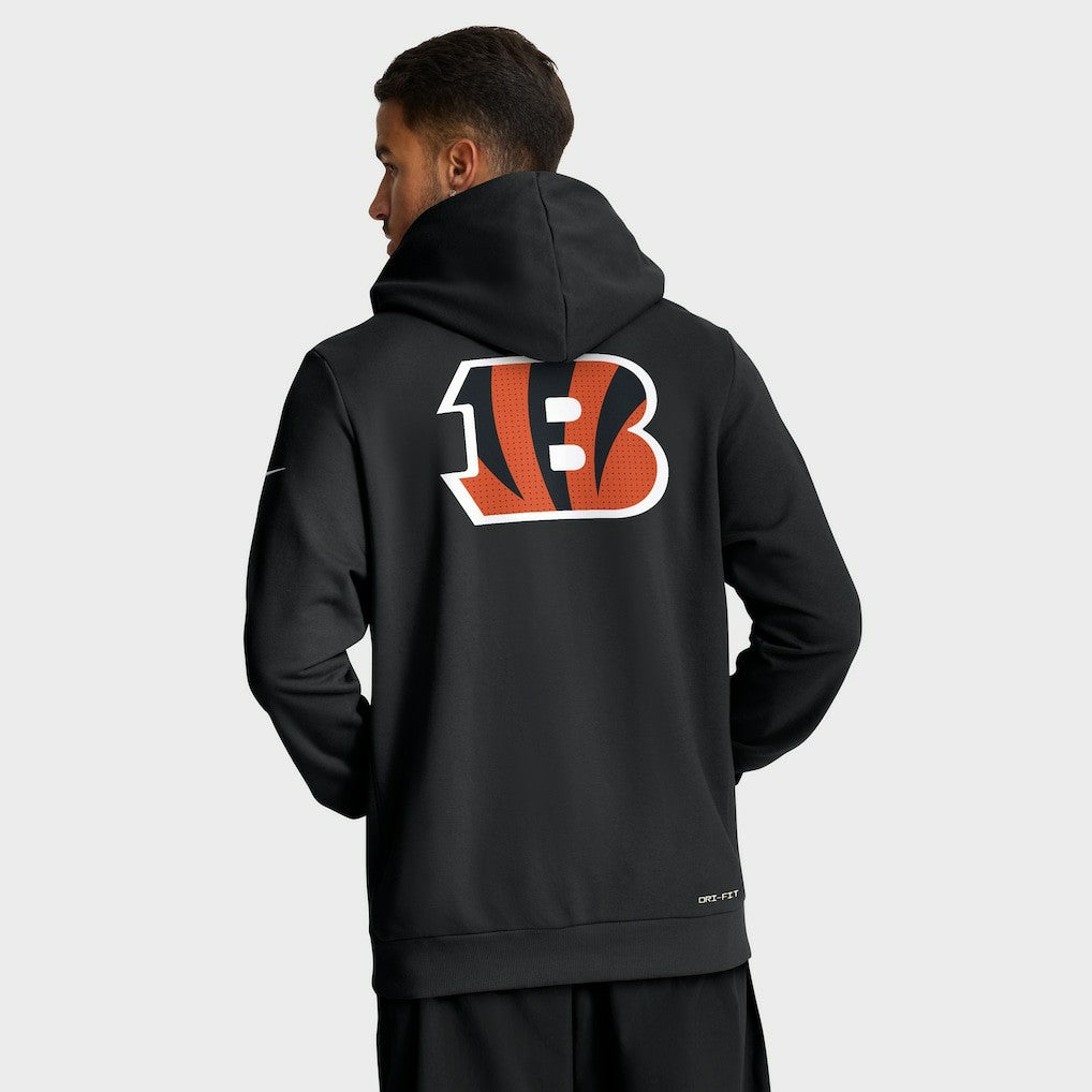 Cincinnati Bengals Sideline Standard Issue Utility Player Dri-FIT Full-Zip Hoodie | NFL New