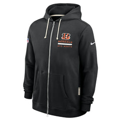 Cincinnati Bengals Sideline Standard Issue Utility Player Dri-FIT Full-Zip Hoodie | NFL New