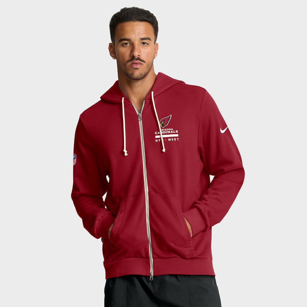 Arizona Cardinals Sideline Standard Issue Utility Player Dri-FIT Full-Zip Hoodie | NFL Hot