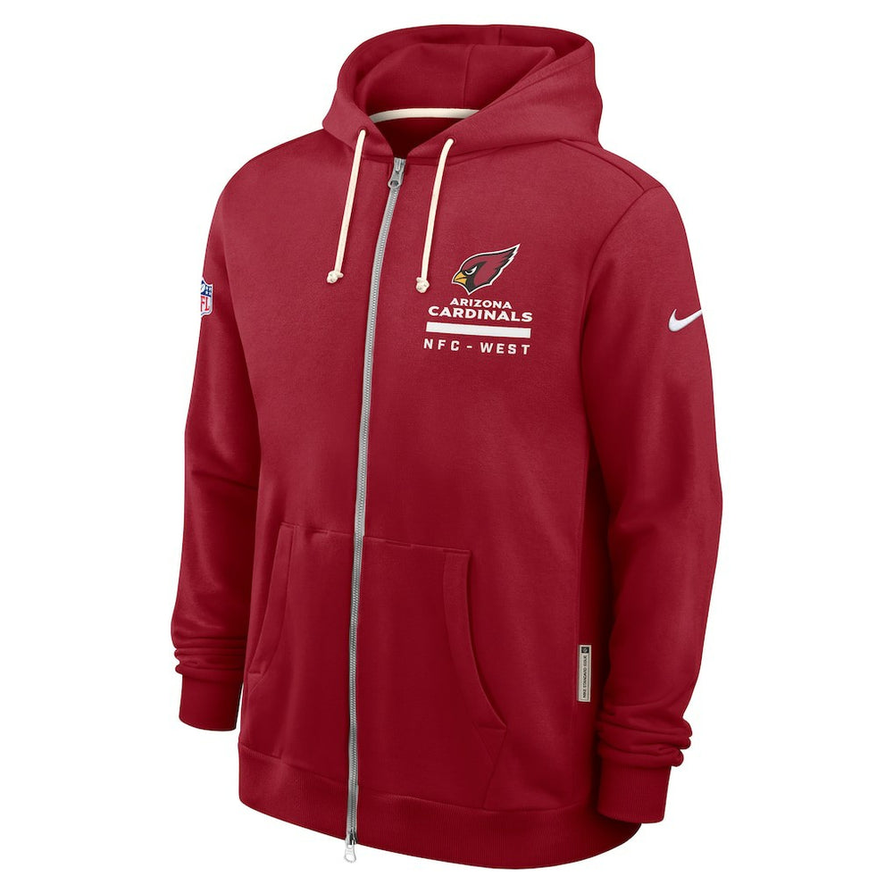 Arizona Cardinals Sideline Standard Issue Utility Player Dri-FIT Full-Zip Hoodie | NFL Hot
