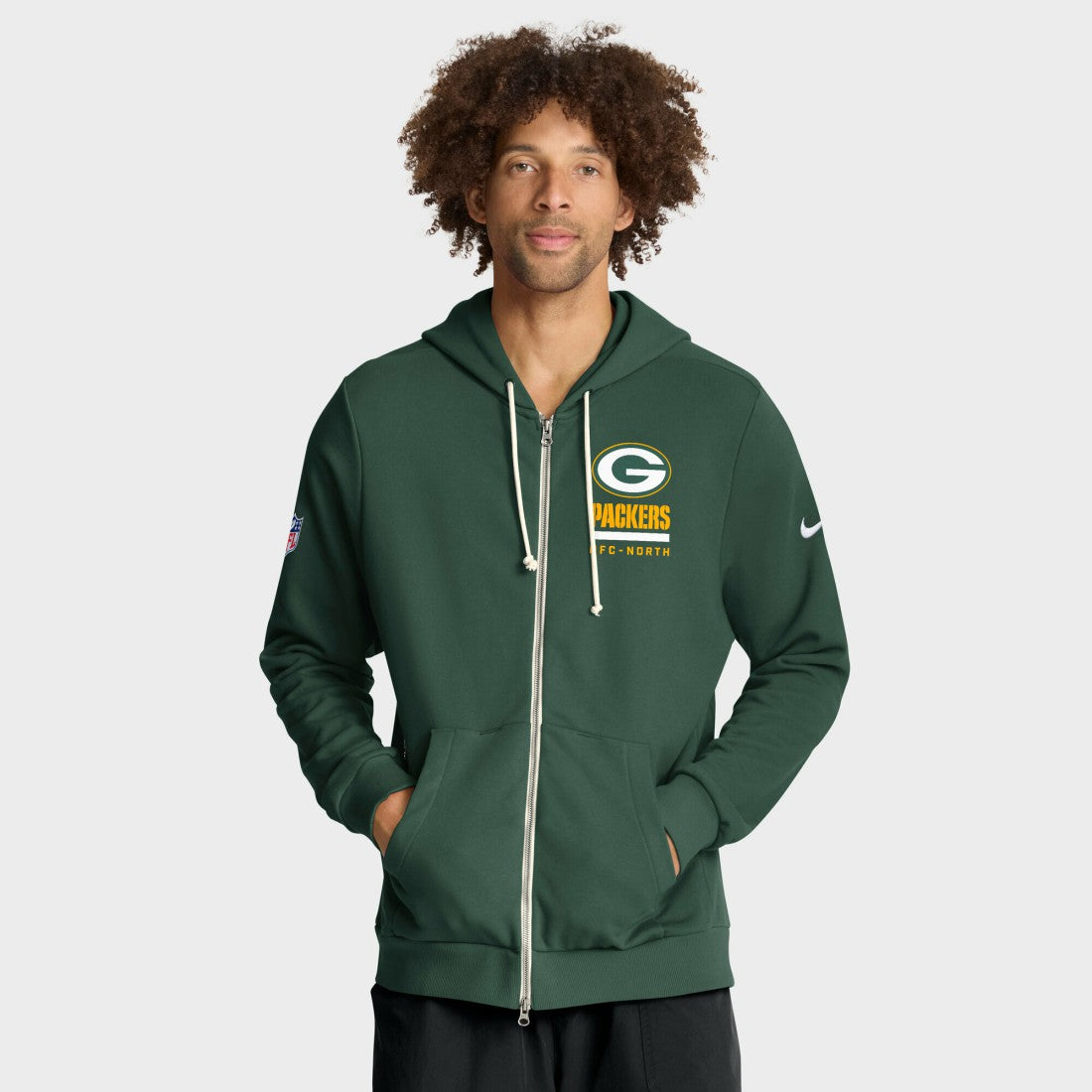 Green Bay Packers Sideline Standard Issue Utility Player Dri-FIT Full-Zip Hoodie | NFL US