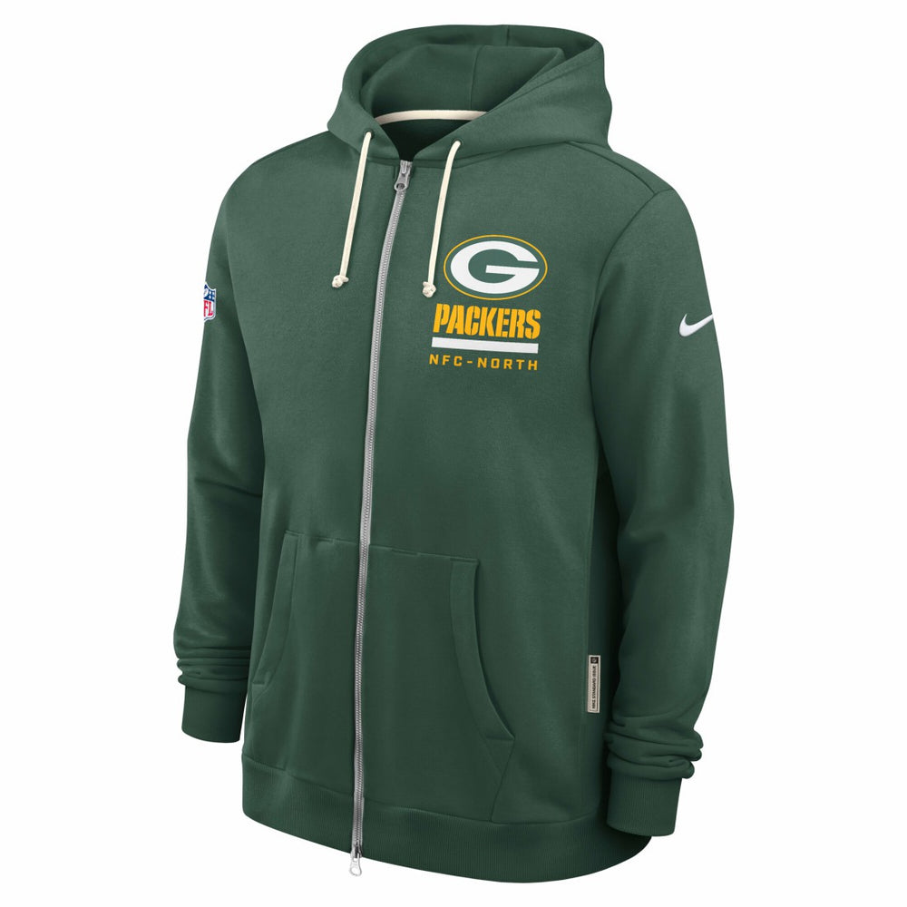 Green Bay Packers Sideline Standard Issue Utility Player Dri-FIT Full-Zip Hoodie | NFL US