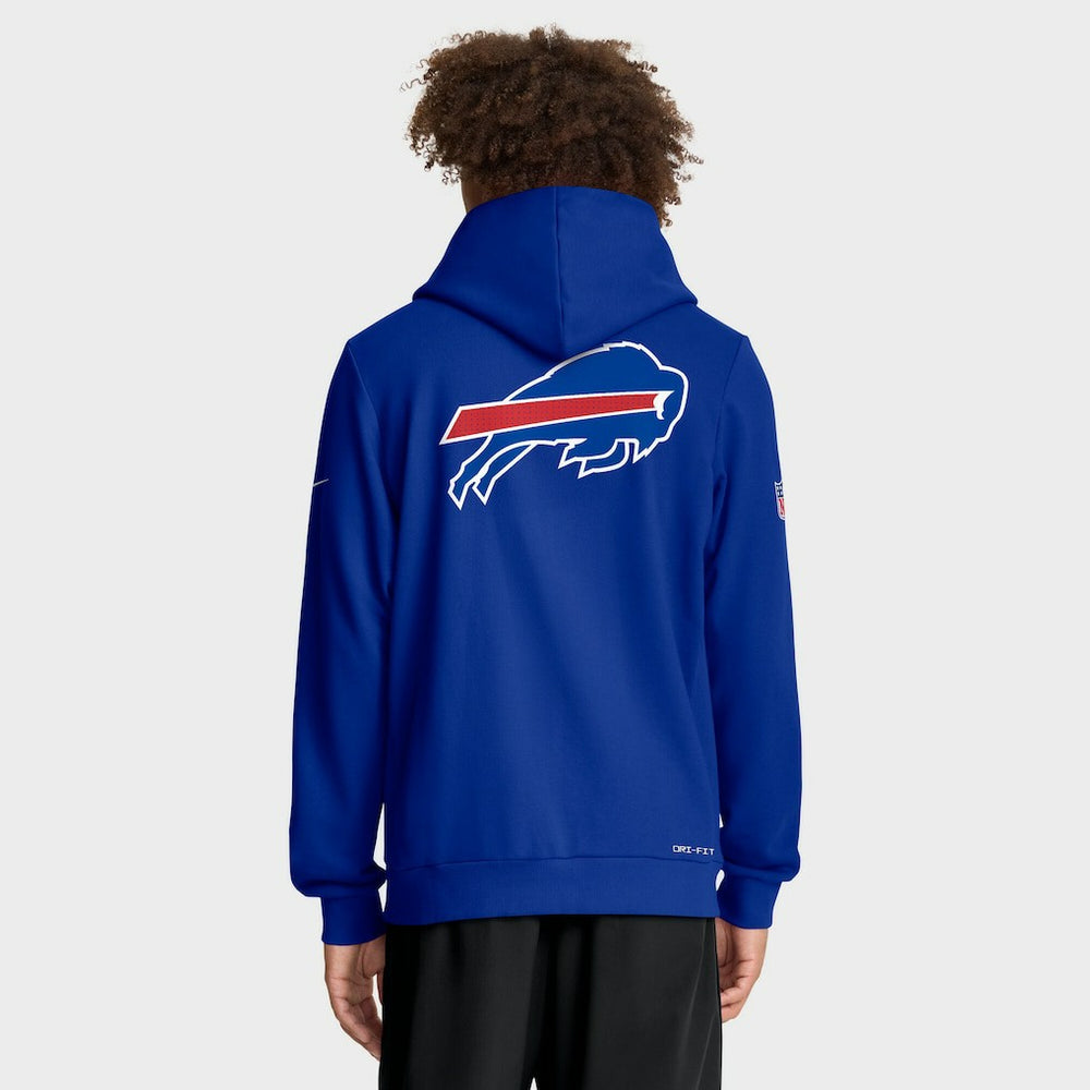 Buffalo Bills Sideline Standard Issue Utility Player Dri-FIT Full-Zip Hoodie | NFL Outlet