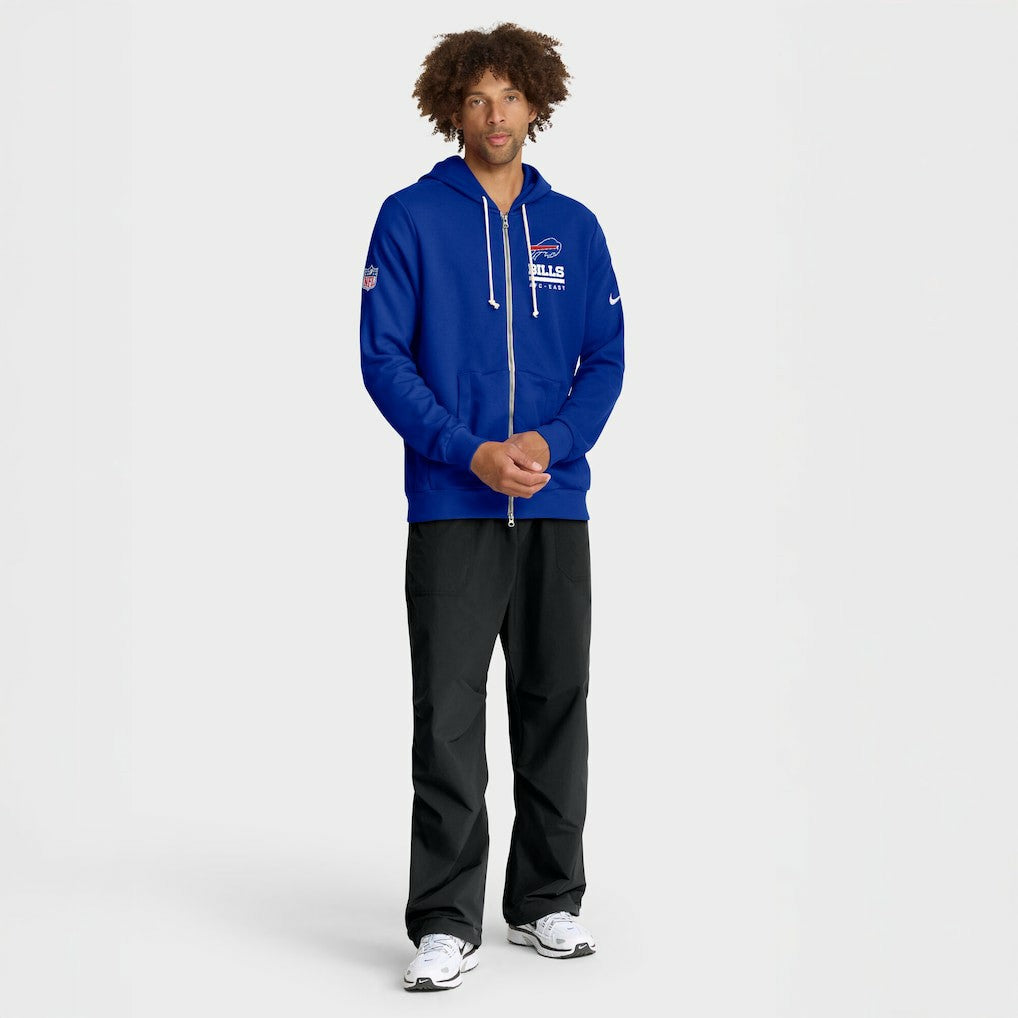 Buffalo Bills Sideline Standard Issue Utility Player Dri-FIT Full-Zip Hoodie | NFL Outlet