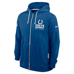 Indianapolis Colts Sideline Standard Issue Utility Player Dri-FIT Full-Zip Hoodie | NFL New