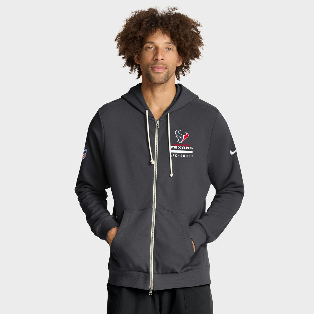Houston Texans Sideline Standard Issue Utility Player Dri-FIT Full-Zip Hoodie | NFL Online