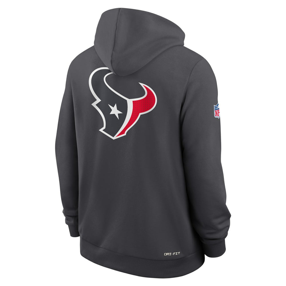 Houston Texans Sideline Standard Issue Utility Player Dri-FIT Full-Zip Hoodie | NFL Online