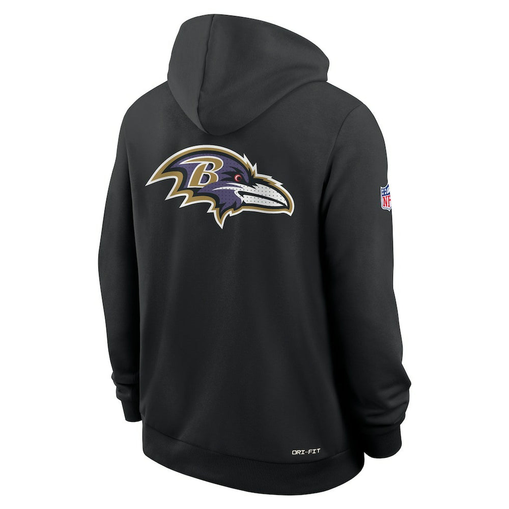 Baltimore Ravens Sideline Standard Issue Utility Player Dri-FIT Full-Zip Hoodie | NFL US