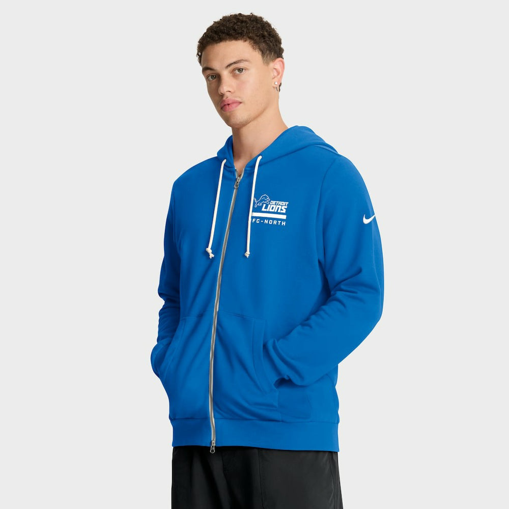 Detroit Lions Sideline Standard Issue Utility Player Dri-FIT Full-Zip Hoodie | NFL Online