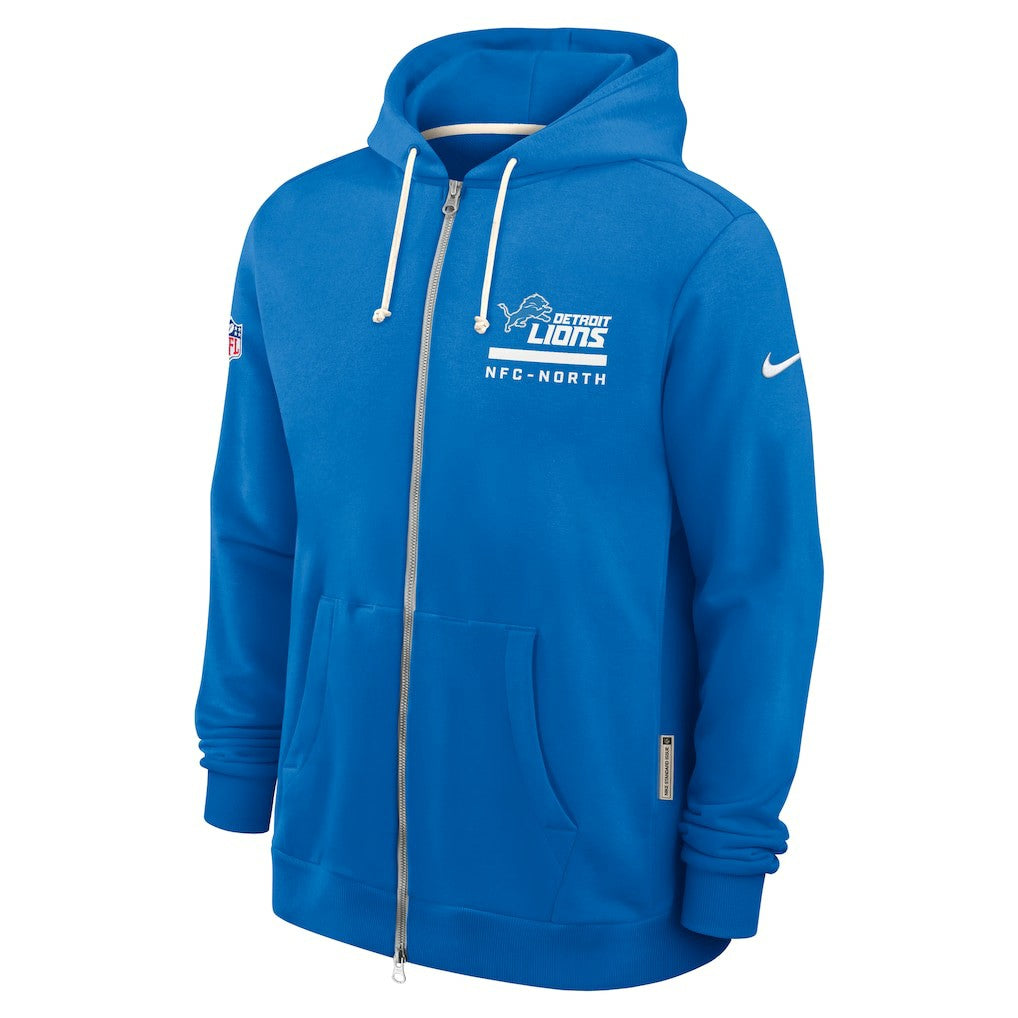 Detroit Lions Sideline Standard Issue Utility Player Dri-FIT Full-Zip Hoodie | NFL Online