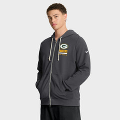 Green Bay Packers Sideline Standard Issue Utility Player Dri-FIT Full-Zip Hoodie | NFL US