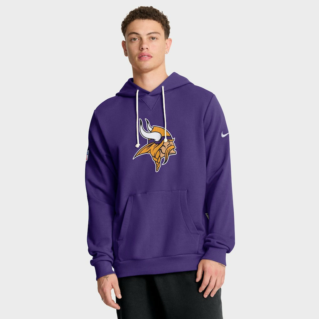 Minnesota Vikings Sideline Standard Issue Initial Home Dri-FIT Hoodie | NFL Hot
