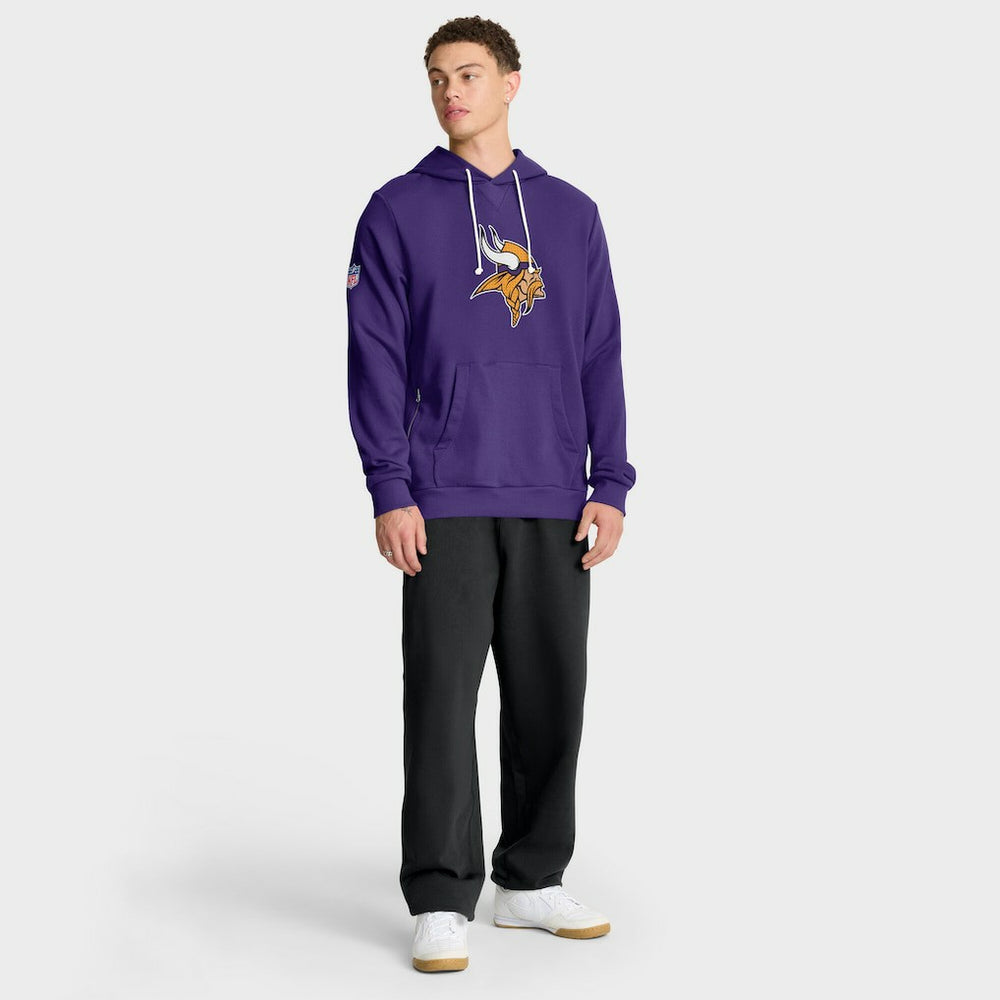 Minnesota Vikings Sideline Standard Issue Initial Home Dri-FIT Hoodie | NFL Hot