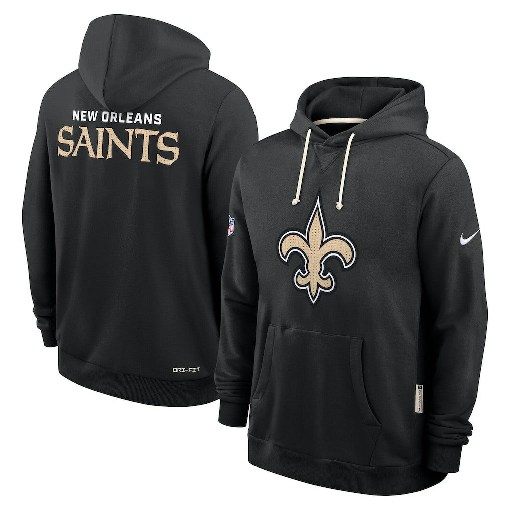 New Orleans Saints Sideline Standard Issue Initial Home Dri-FIT Hoodie | NFL Sale
