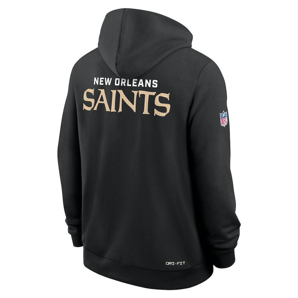 New Orleans Saints Sideline Standard Issue Initial Home Dri-FIT Hoodie | NFL Sale