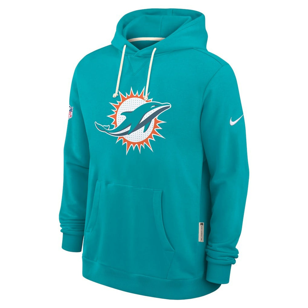 Miami Dolphins Sideline Standard Issue Initial Home Dri-FIT Hoodie | NFL Online