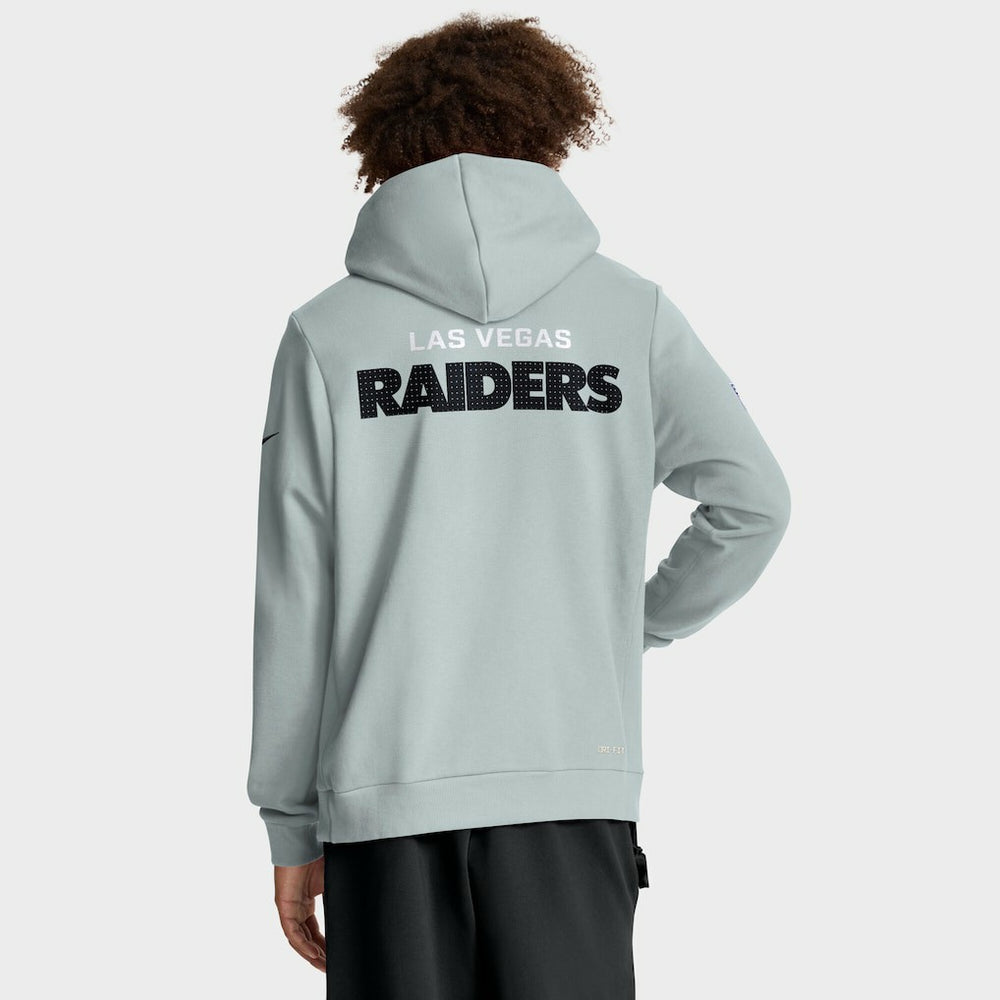 Las Vegas Raiders Sideline Standard Issue Initial Home Dri-FIT Hoodie | NFL Discount