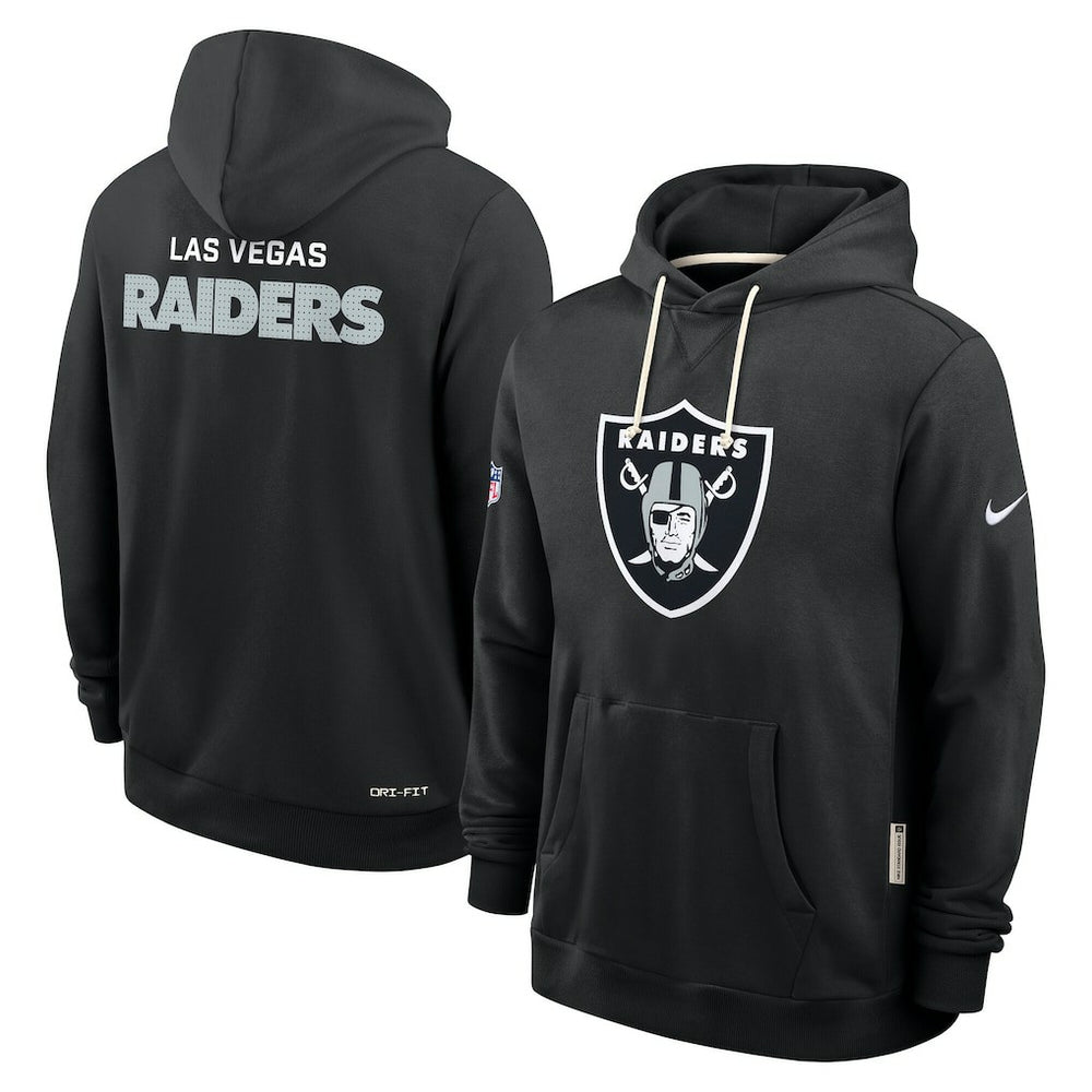 Las Vegas Raiders Sideline Standard Issue Initial Home Dri-FIT Hoodie | NFL Outlet