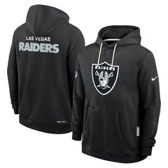 Las Vegas Raiders Sideline Standard Issue Initial Home Dri-FIT Hoodie | NFL Outlet