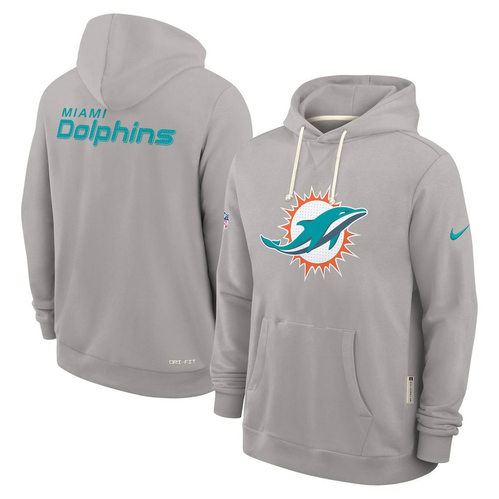 Miami Dolphins Sideline Standard Issue Initial Home Dri-FIT Hoodie | NFL Sale