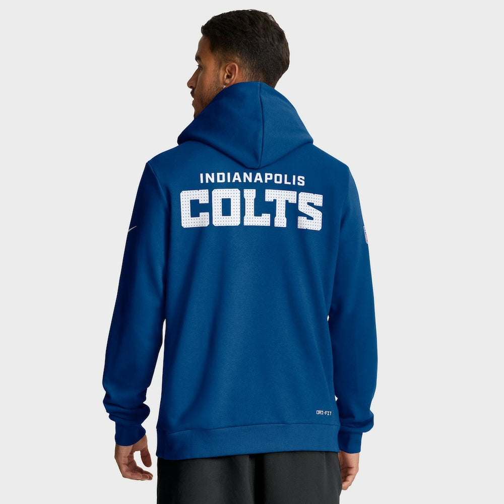 Indianapolis Colts Sideline Standard Issue Initial Home Dri-FIT Hoodie | NFL Outlet