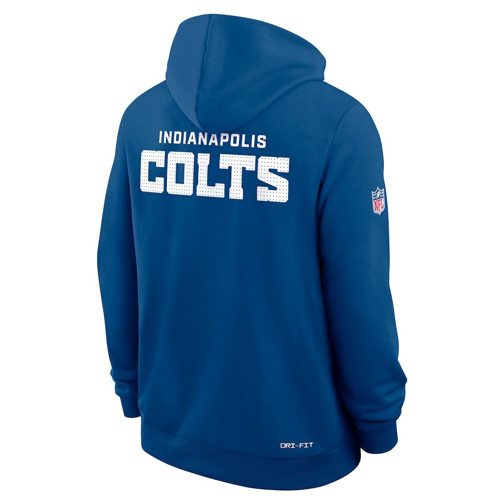 Indianapolis Colts Sideline Standard Issue Initial Home Dri-FIT Hoodie | NFL Outlet