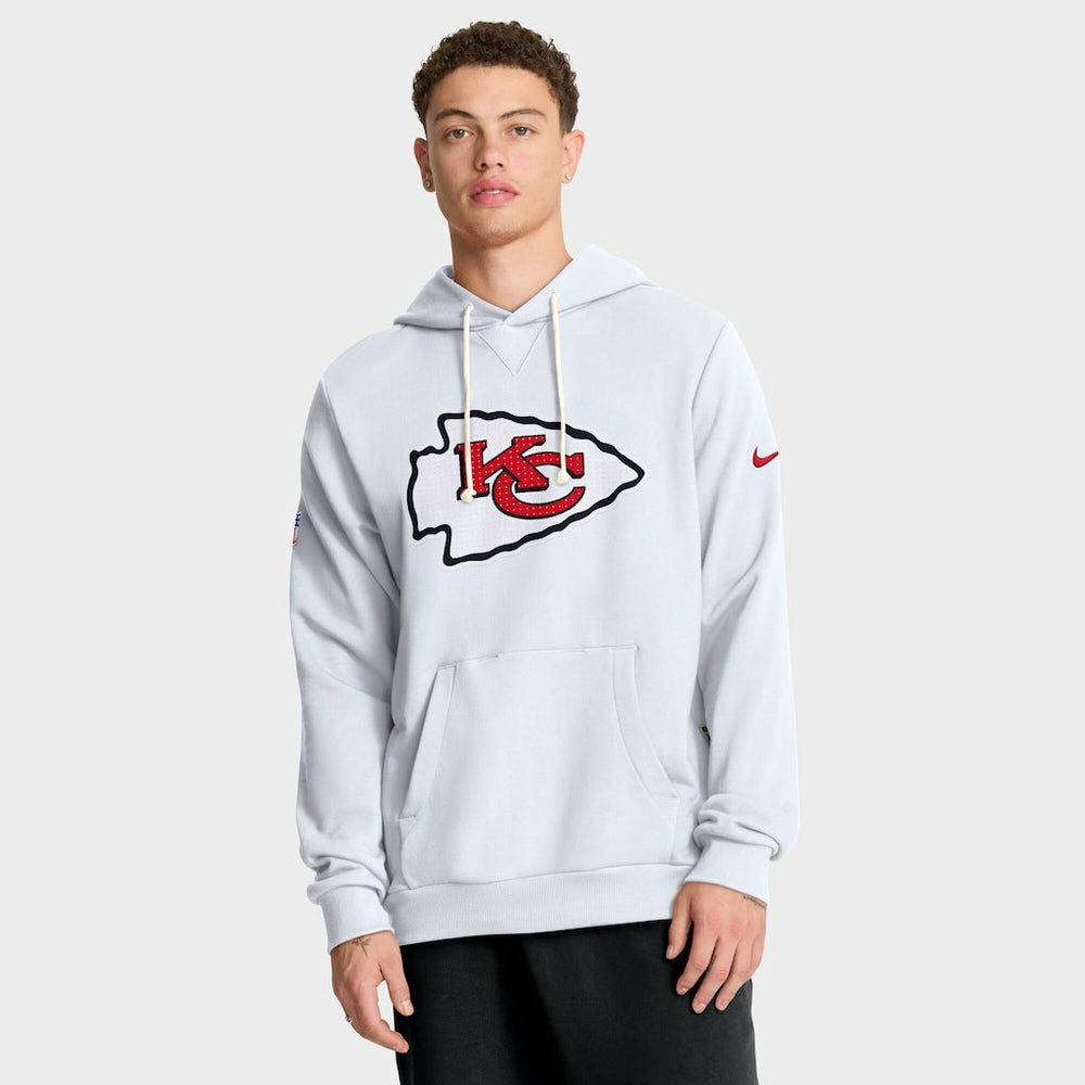 Kansas City Chiefs Sideline Standard Issue Initial Home Dri-FIT Hoodie | NFL Outlet