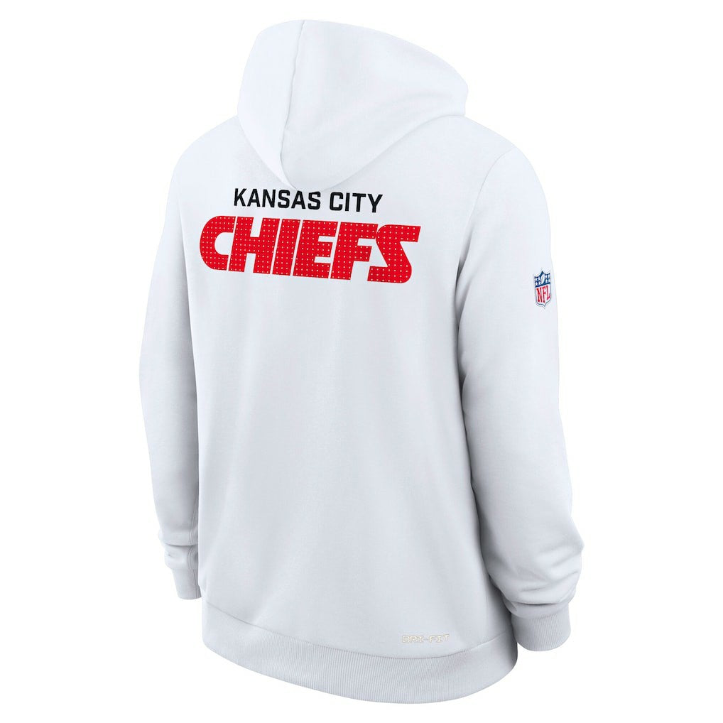 Kansas City Chiefs Sideline Standard Issue Initial Home Dri-FIT Hoodie | NFL Outlet