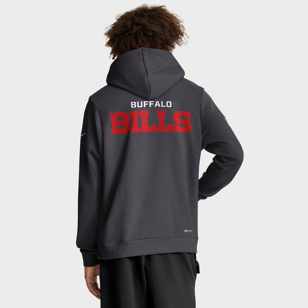 Buffalo Bills Sideline Standard Issue Initial Home Dri-FIT Hoodie | NFL Near me