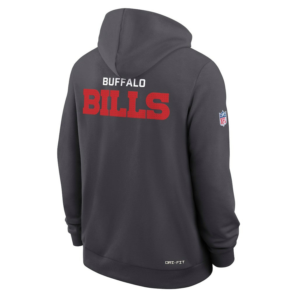 Buffalo Bills Sideline Standard Issue Initial Home Dri-FIT Hoodie | NFL Near me