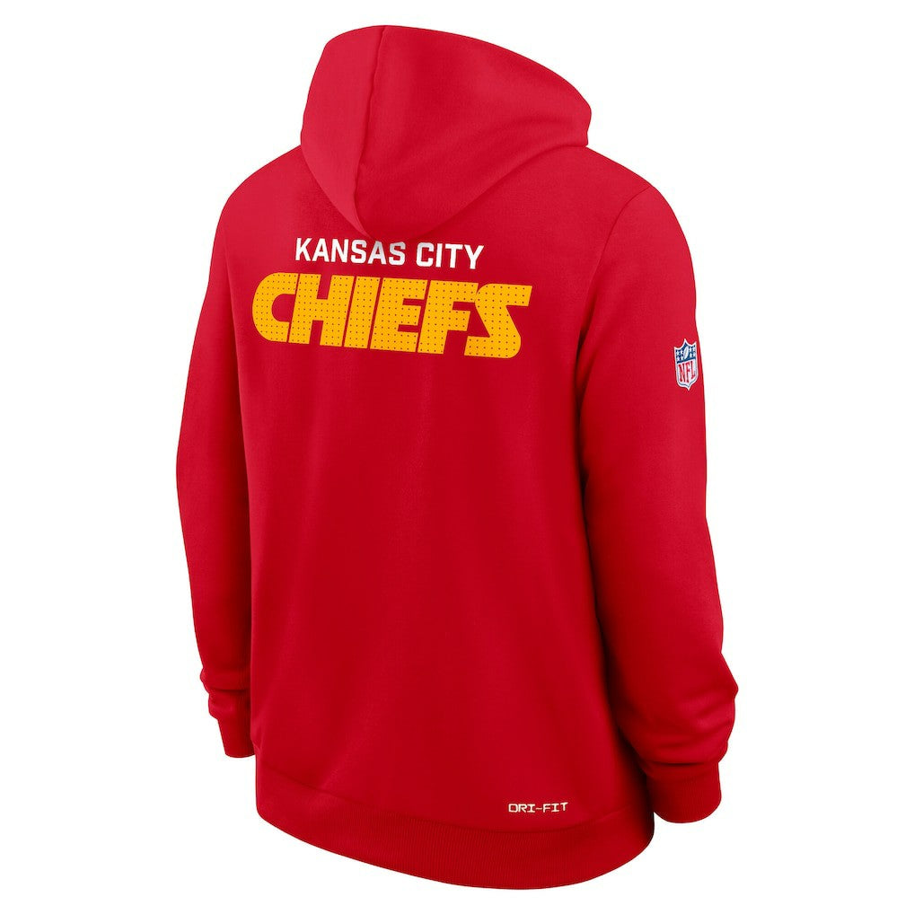 Kansas City Chiefs Sideline Standard Issue Initial Home Dri-FIT Hoodie | NFL On sale