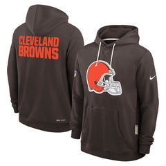 Cleveland Browns Sideline Standard Issue Initial Home Dri-FIT Hoodie | NFL Discount