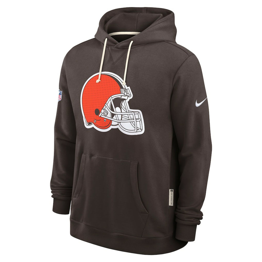 Cleveland Browns Sideline Standard Issue Initial Home Dri-FIT Hoodie | NFL Discount