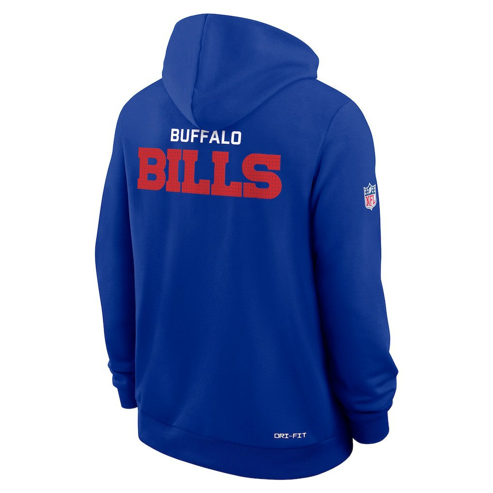Buffalo Bills Sideline Standard Issue Initial Home Dri-FIT Hoodie | NFL US