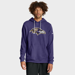 Baltimore Ravens Sideline Standard Issue Initial Home Dri-FIT Hoodie | NFL Discount