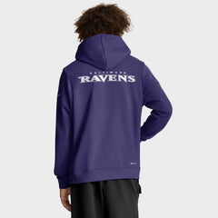Baltimore Ravens Sideline Standard Issue Initial Home Dri-FIT Hoodie | NFL Discount