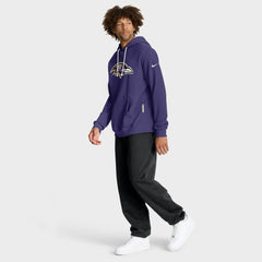 Baltimore Ravens Sideline Standard Issue Initial Home Dri-FIT Hoodie | NFL Discount