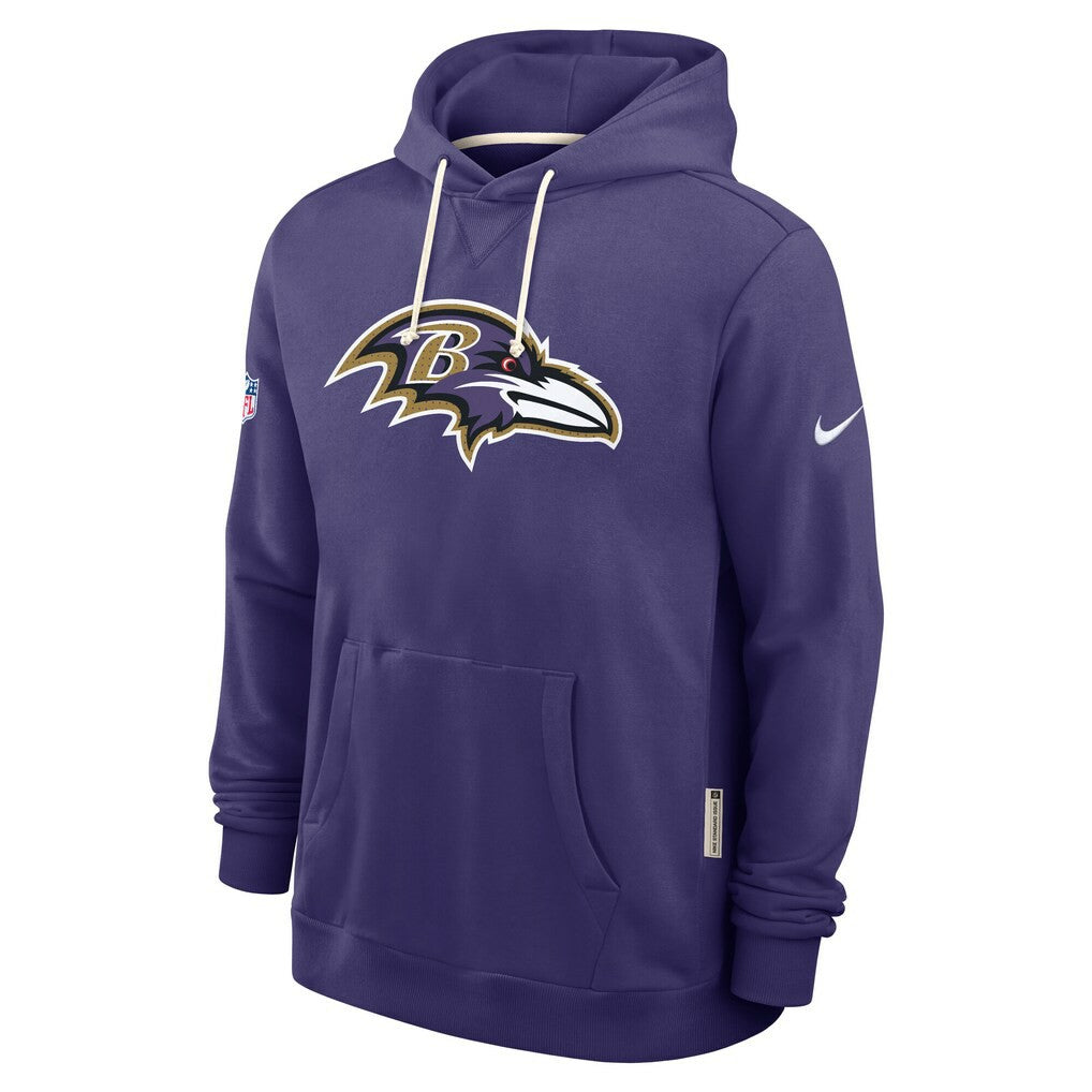 Baltimore Ravens Sideline Standard Issue Initial Home Dri-FIT Hoodie | NFL Discount