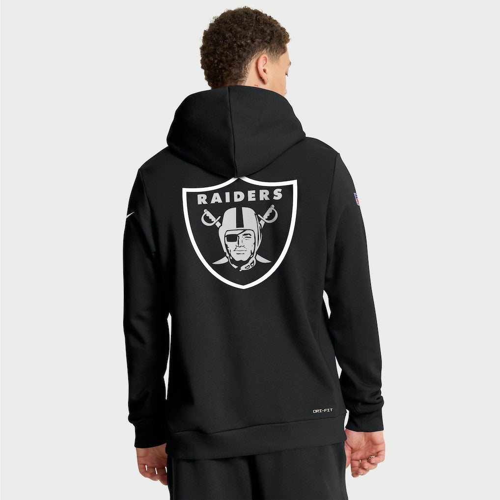 Las Vegas Raiders 2025 NFL Crucial Catch Sideline Standard Issue Dri-FIT Hoodie | NFL Discount