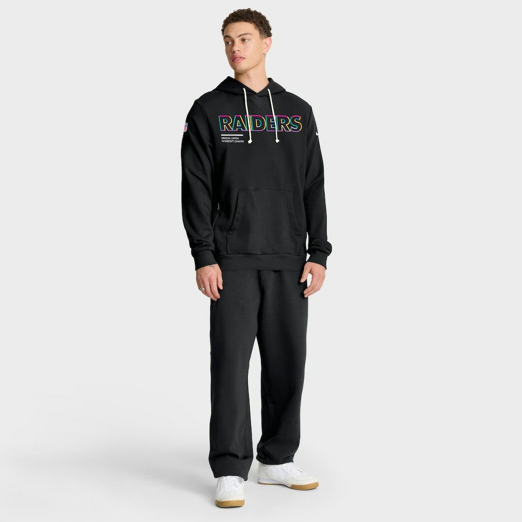 Las Vegas Raiders 2025 NFL Crucial Catch Sideline Standard Issue Dri-FIT Hoodie | NFL Discount