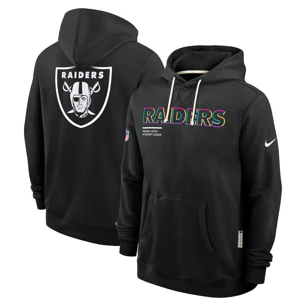 Las Vegas Raiders 2025 NFL Crucial Catch Sideline Standard Issue Dri-FIT Hoodie | NFL Discount