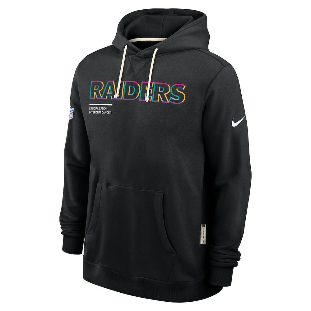 Las Vegas Raiders 2025 NFL Crucial Catch Sideline Standard Issue Dri-FIT Hoodie | NFL Discount