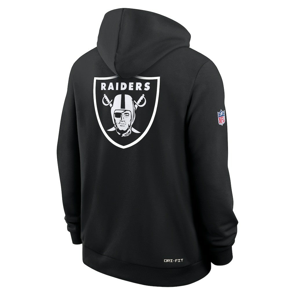 Las Vegas Raiders 2025 NFL Crucial Catch Sideline Standard Issue Dri-FIT Hoodie | NFL Discount