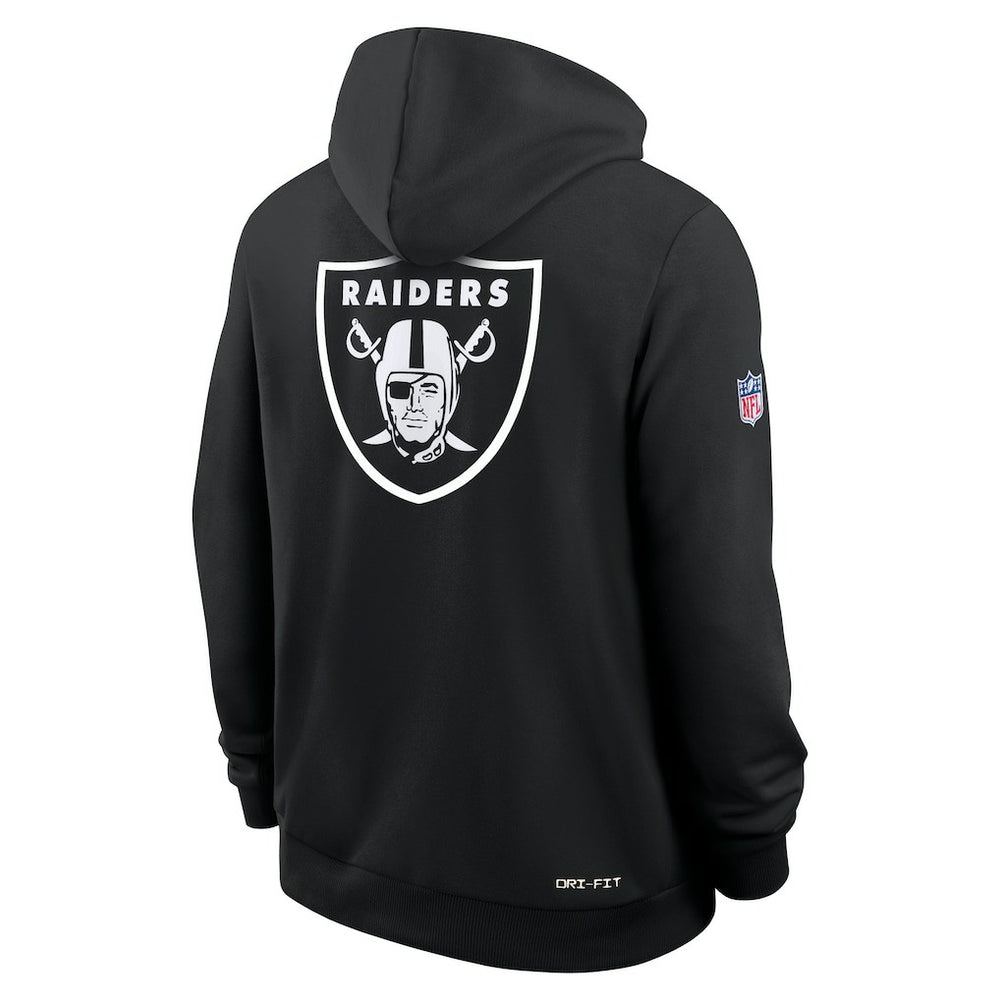 Las Vegas Raiders 2025 NFL Crucial Catch Sideline Standard Issue Dri-FIT Hoodie | NFL Discount