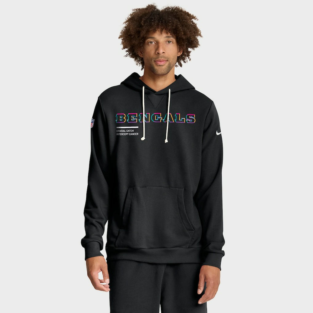 Cincinnati Bengals 2025 NFL Crucial Catch Sideline Standard Issue Dri-FIT Hoodie | NFL US