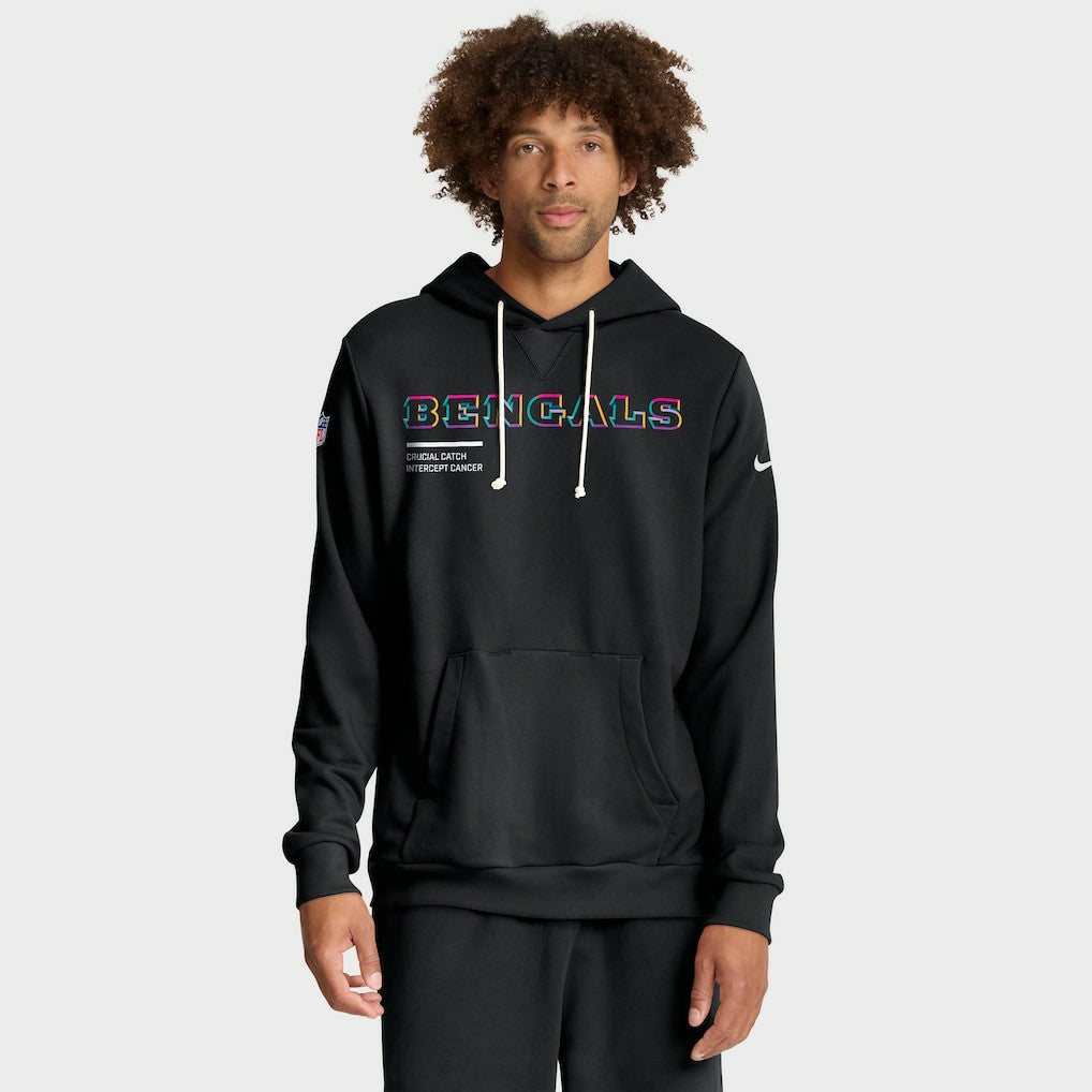 Cincinnati Bengals 2025 NFL Crucial Catch Sideline Standard Issue Dri-FIT Hoodie | NFL US